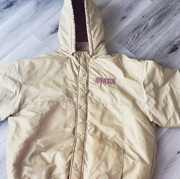 Vintage Starter Jacket Hooded XXL San Francisco Giants - Picture 4 of 9